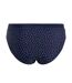 Womens/ladies Polka Dot Swim Briefs Navy Trespass-2