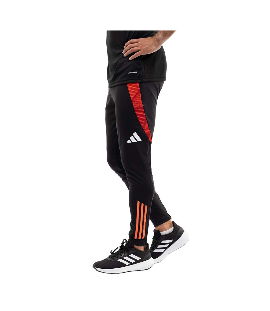 Pantalon De Jogging Tiro Competition Homme Noir Rouge Adidas-3