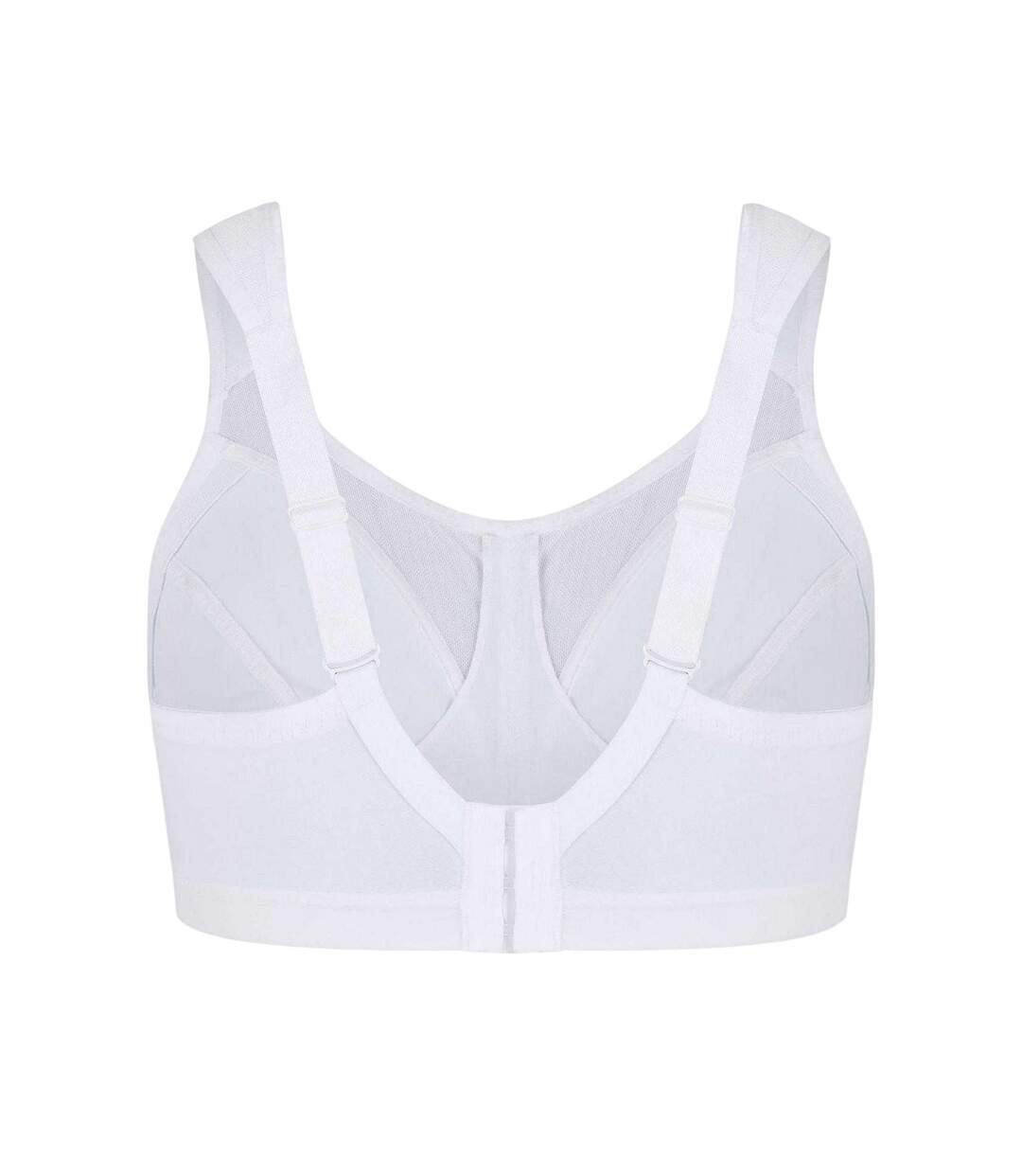 Womens/ladies D+ Max Shock Absorber Sports Bra White Champion-3