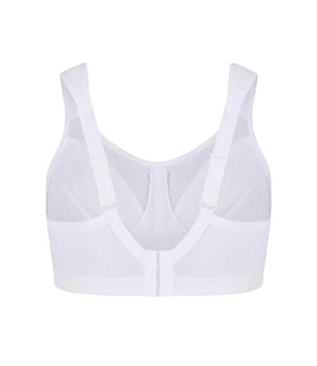 Womens/ladies D+ Max Shock Absorber Sports Bra White Champion