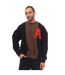 Unisex adult varsity crew neck sweatshirt black Ambush-1