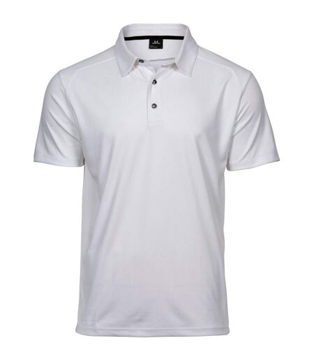 Mens Luxury Sport Polo Shirt White Tee Jays