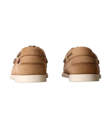 Mocassin Cuir Docksides Sebago Portland Nubuck