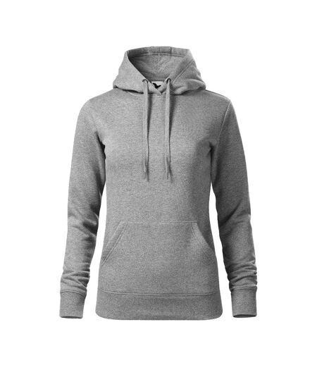 Sweat À Capuche Cape Femme Gris Malfini