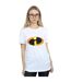 Disney Womens/Ladies The Incredibles Costume Logo Cotton Boyfriend T-Shirt (Blanc) - UTBI48837-2
