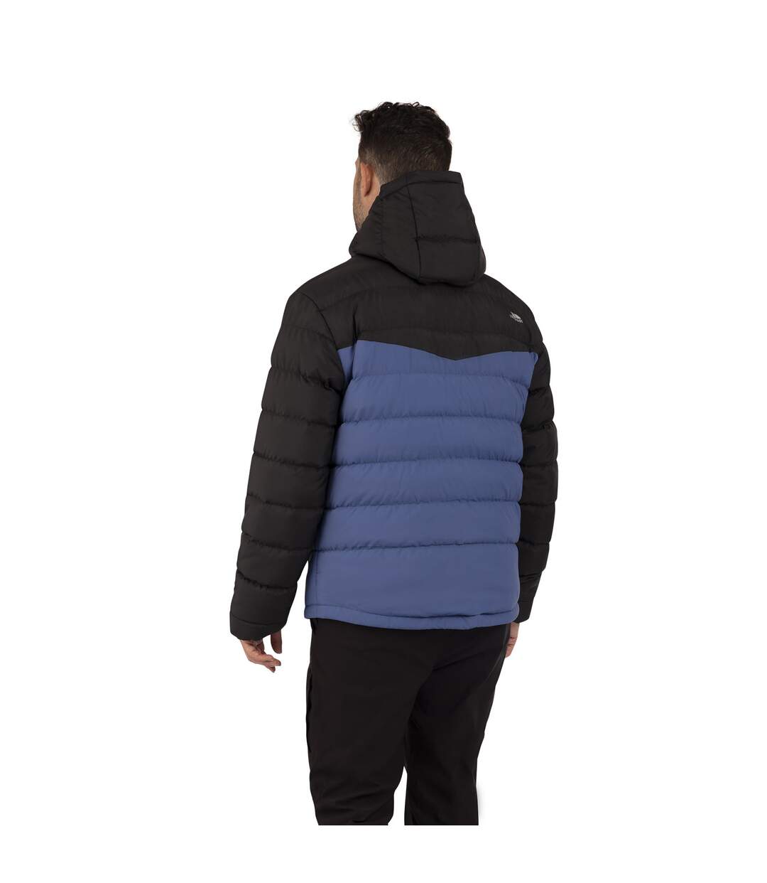 Mens Oskar Padded Jacket Indigo Tone Trespass-3