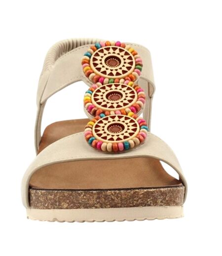 Sandales Candice Femme Beige Lunar