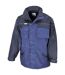 Mens heavy duty water repellent work jacket royal blue/navy WORK-GUARD by Result