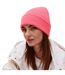 Bonnet Adulte Rose Fluo Beechfield-3