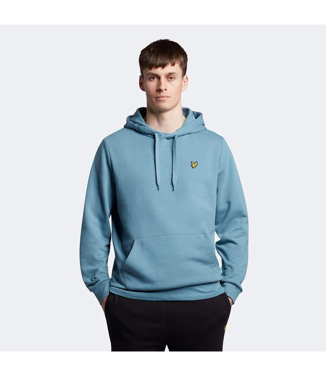 Sweat À Capuche Homme Bleu Clair Lyle & Scott-1