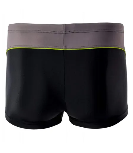Slip De Bain Borin Homme Noir Vert Citron Gris Foncé Martes