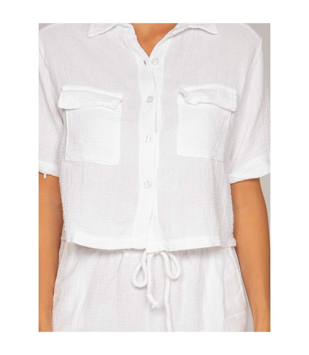 Short fluide en gaze de coton XONEKA - Dona X Lisa-3