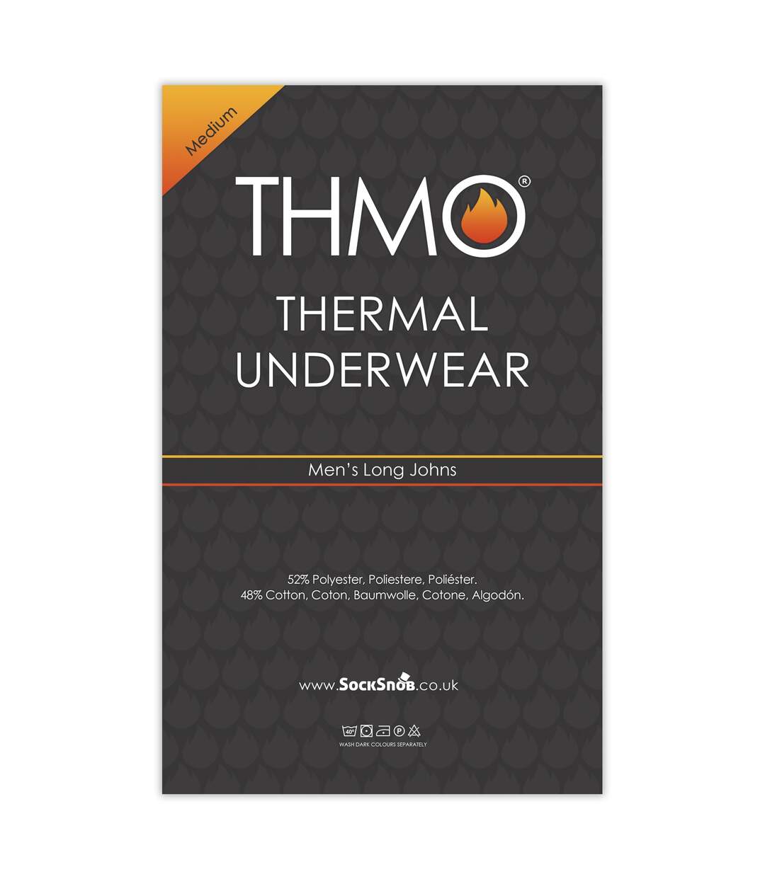 THMO - Homme Caleçon Thermique Long Johns Hiver sous Vetement Pantalon Polaire-2