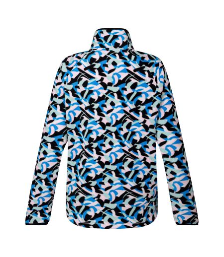 Womens/ladies Swirl Button Fleece Top Multicoloured Dare 2B