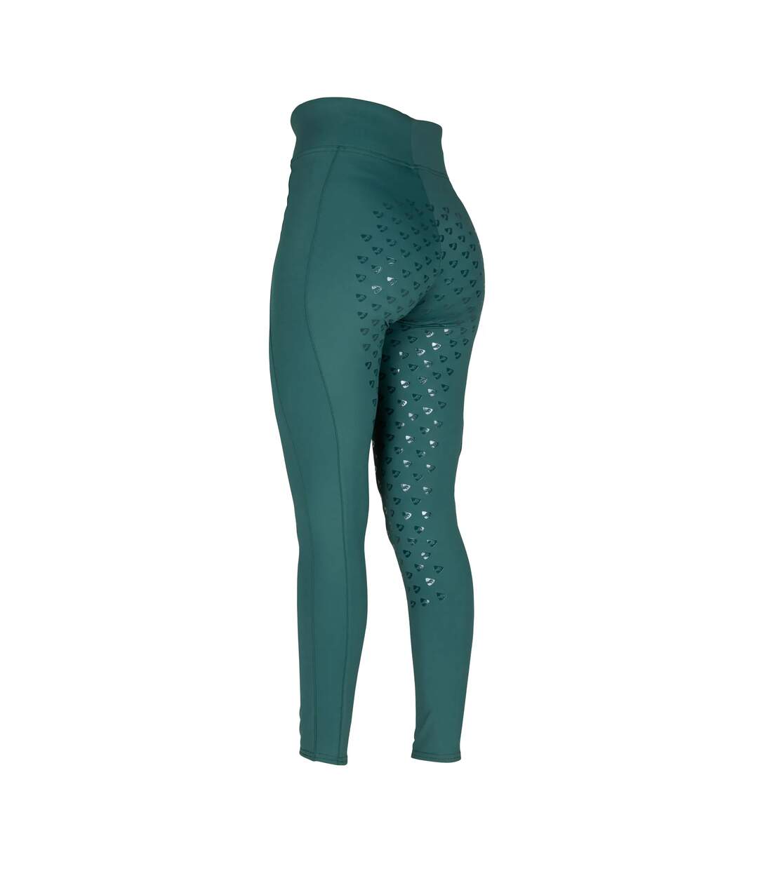 Collant d'équitation eltar femme vert Aubrion-2