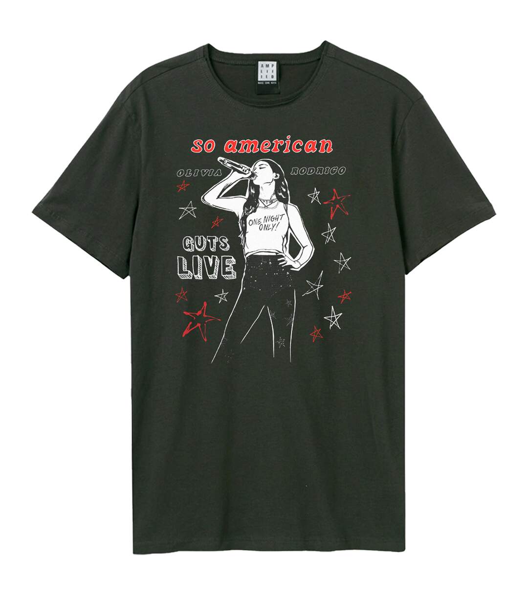 T-shirt So American Adulte Charbon Amplified-1