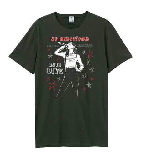T-shirt So American Adulte Charbon Amplified