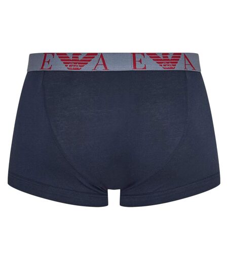 Pack Of 3  Mens Cotton Blend Boxer Shorts  Blue Red White Emporio Armani
