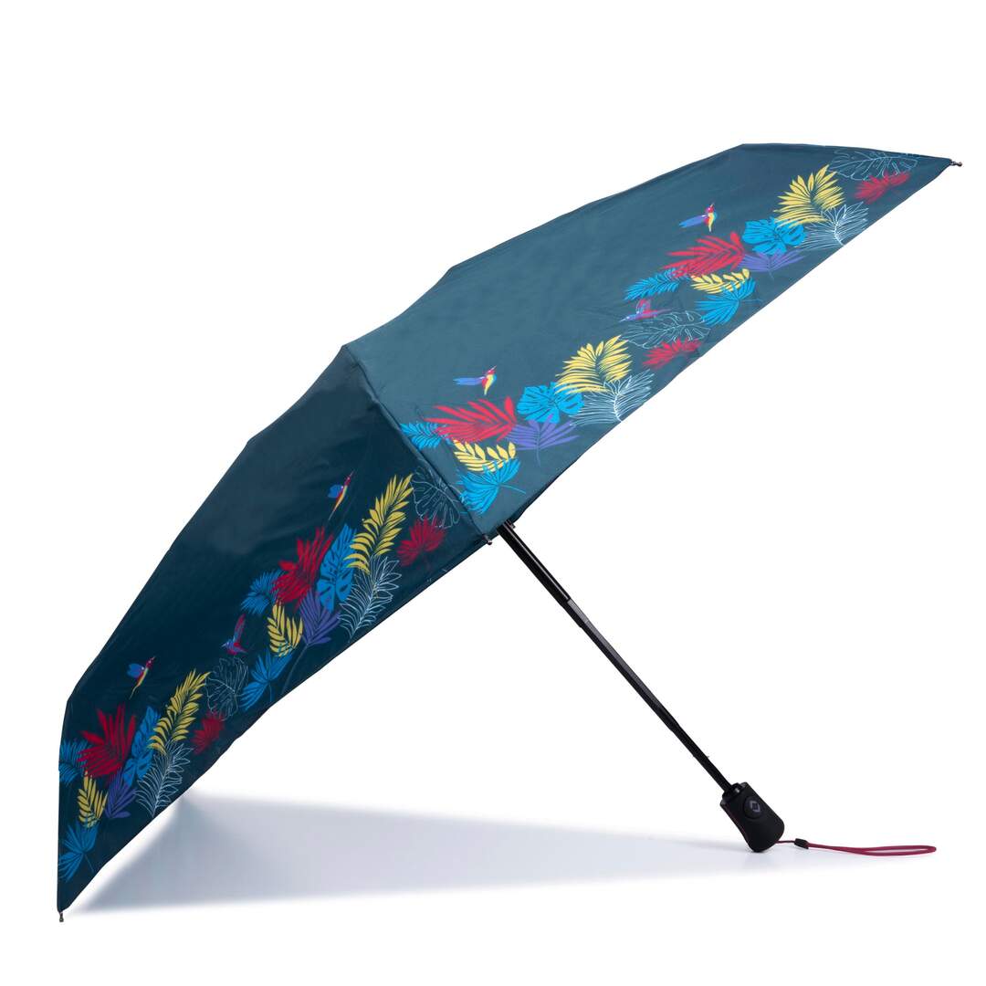 Isotoner Parapluie femme solide, ultra déperlant, à ouverture/ fermeture automatique-2