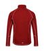 Regatta Mens Yonder Quick Dry Moisture Wicking Half Zip Fleece Jacket (Danger Red) - UTRG3786