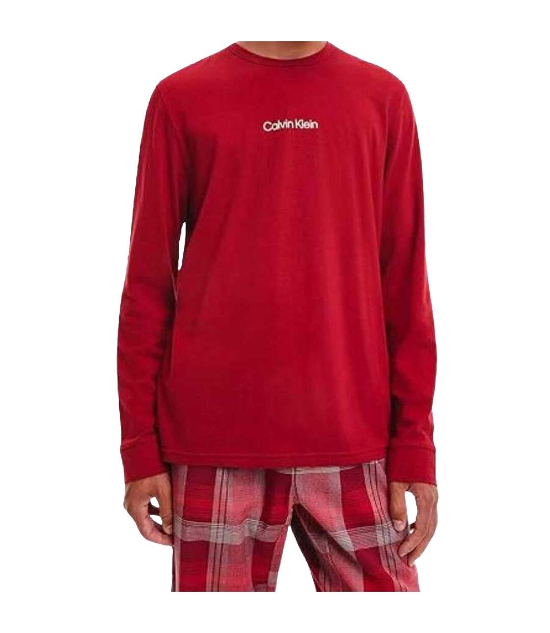 Ensemble De Pyjama Homme Rouge Calvin Klein-3