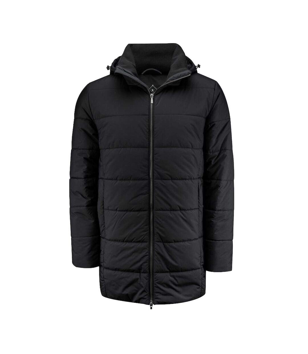 Mens Nordmont Long Jacket Black James Harvest-1
