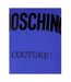 T-shirt Motif/style Brillant Couture Homme Bleu Moschino-3