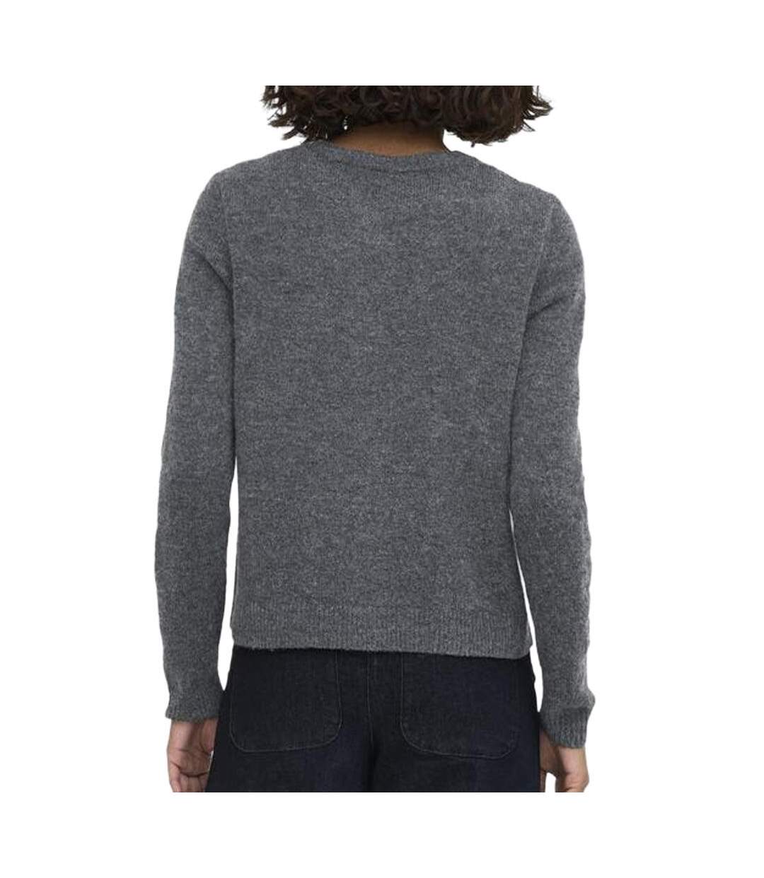 Gilet gris foncé femme only olivia-2