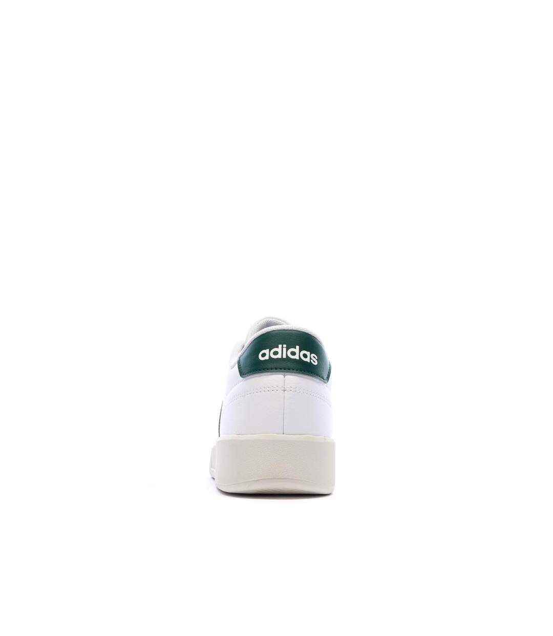 Baskets blanc/vert homme adidas breaknet 3.0-3