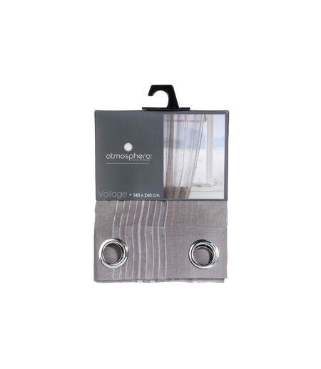 Rideau Voilage Lisa 140x240cm Gris