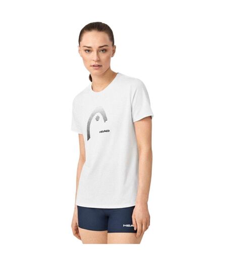 Womens/ladies Lara T-shirt White Head