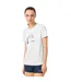 Womens/ladies Lara T-shirt White Head-4