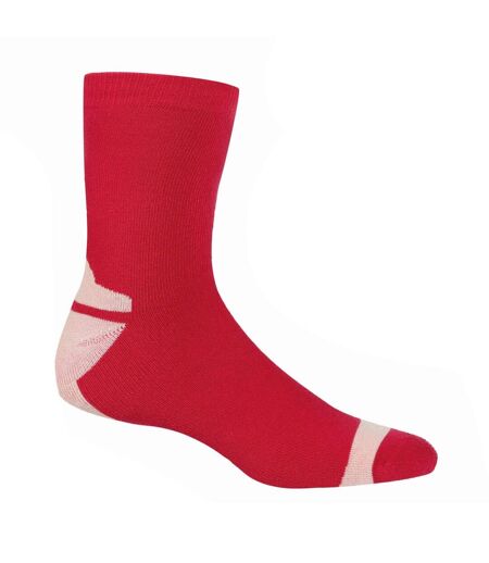 Chaussettes Pour Bottes Femme Noir Rouge Vif Bleu Marine Regatta