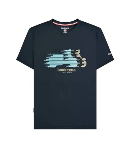 Mens Scooter Blur T-shirt Navy Lambretta