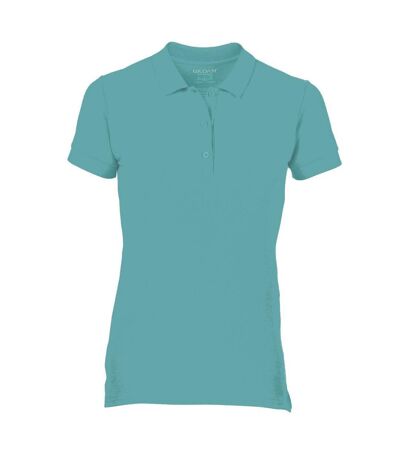 Gildan Womens/Ladies Premium Cotton Sport Double Pique Polo Shirt (Chalky Mint) - UTBC3195