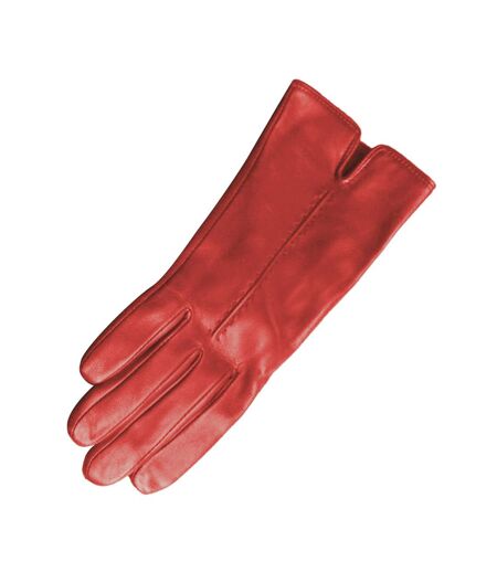 Eastern Counties Leather Womens/Ladies Tess Single Point Stitch Gloves (Red)