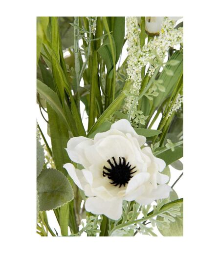 Bouquet de Fleurs Artificielles Mixtes 85cm Blanc