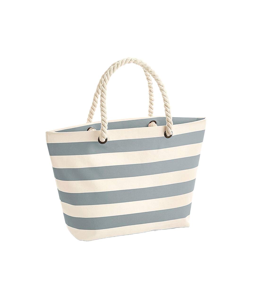Tote Bag Boardwalk Taille Unique Beige Pâle Gris Westford Mill-1