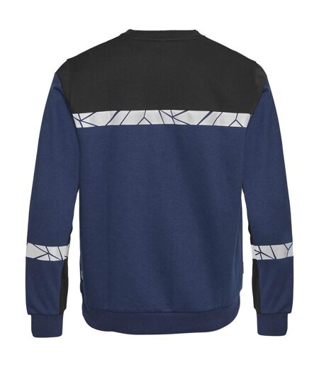 Mens Progression Hi-vis Sweatshirt Navy Black Projob
