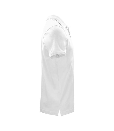 Mens classic polo shirt white Clique