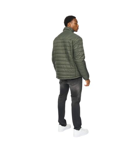 Doudoune Matelassée Carricore Homme Olive Foncé Duck And Cover