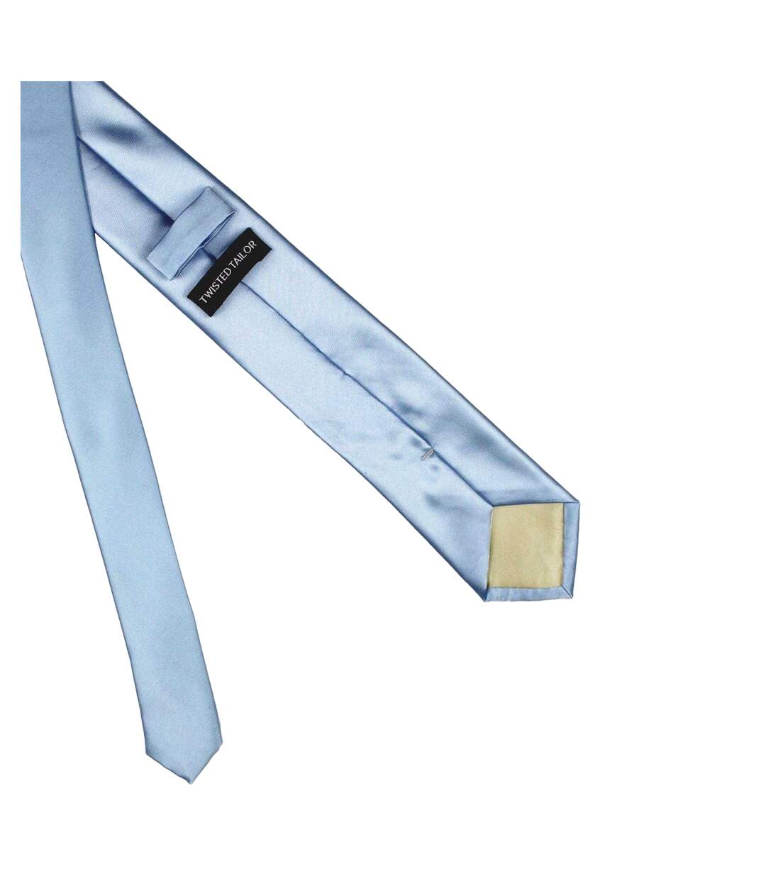 Mens Ellroy Tie One Size Pale Blue Twisted Tailor-3