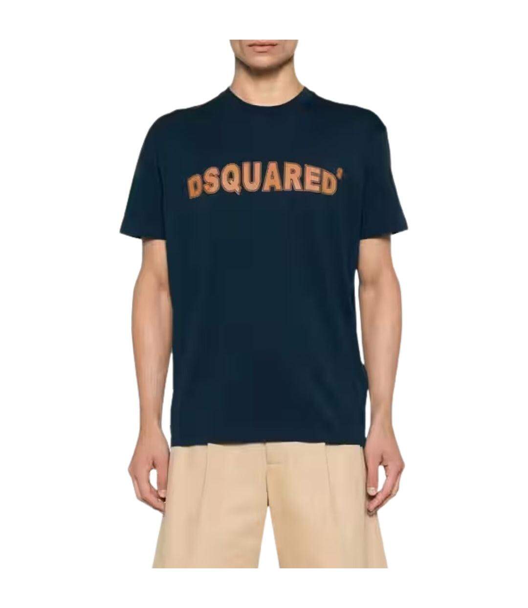 Mens Logo Cool Fit T-shirt Blue Navy DSquared2-2