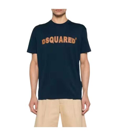 Mens Logo Cool Fit T-shirt Blue Navy DSquared2