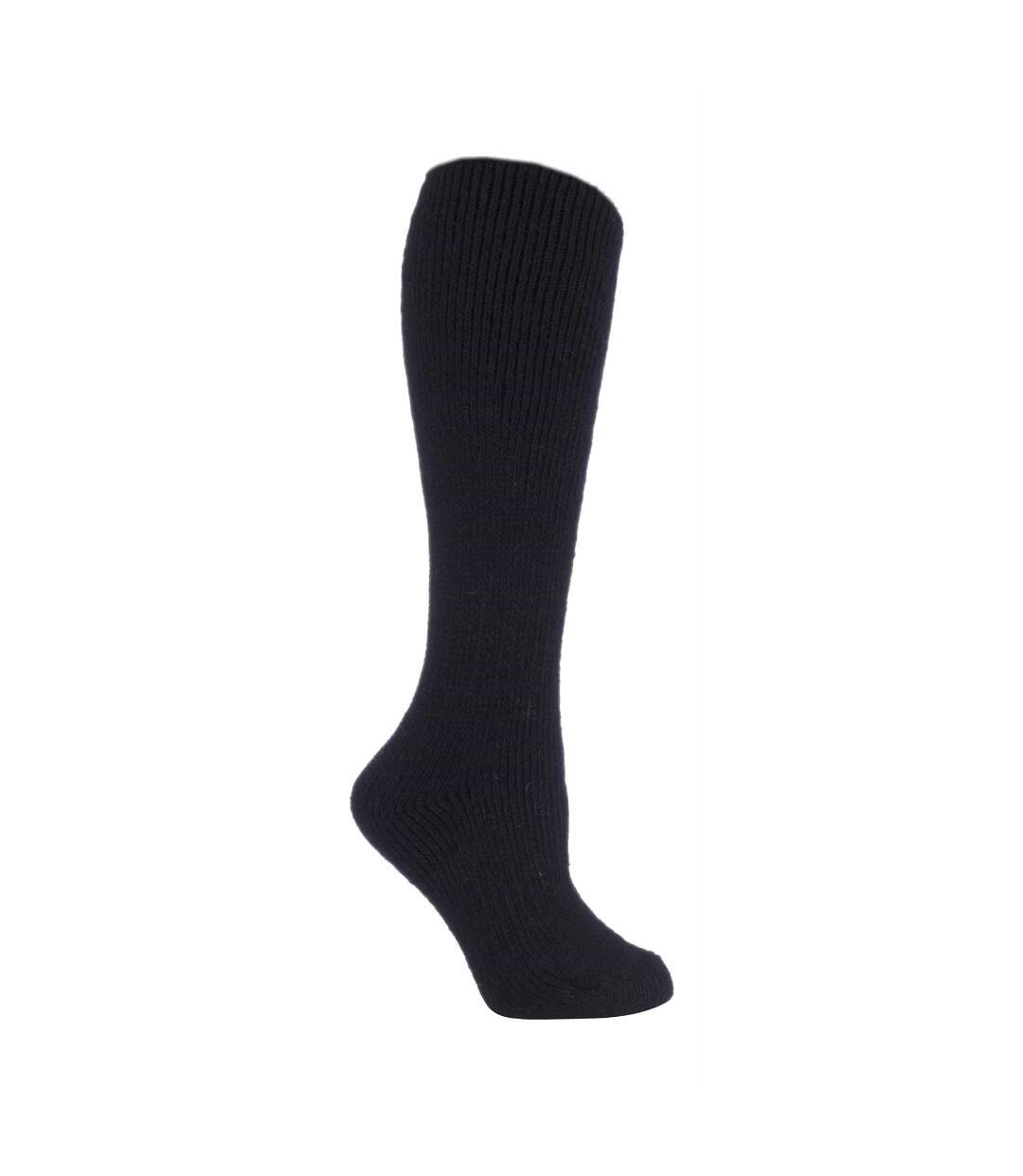 Ladies Extra Long 2.7 TOG Knee High Wool Rich Thermal Socks-1