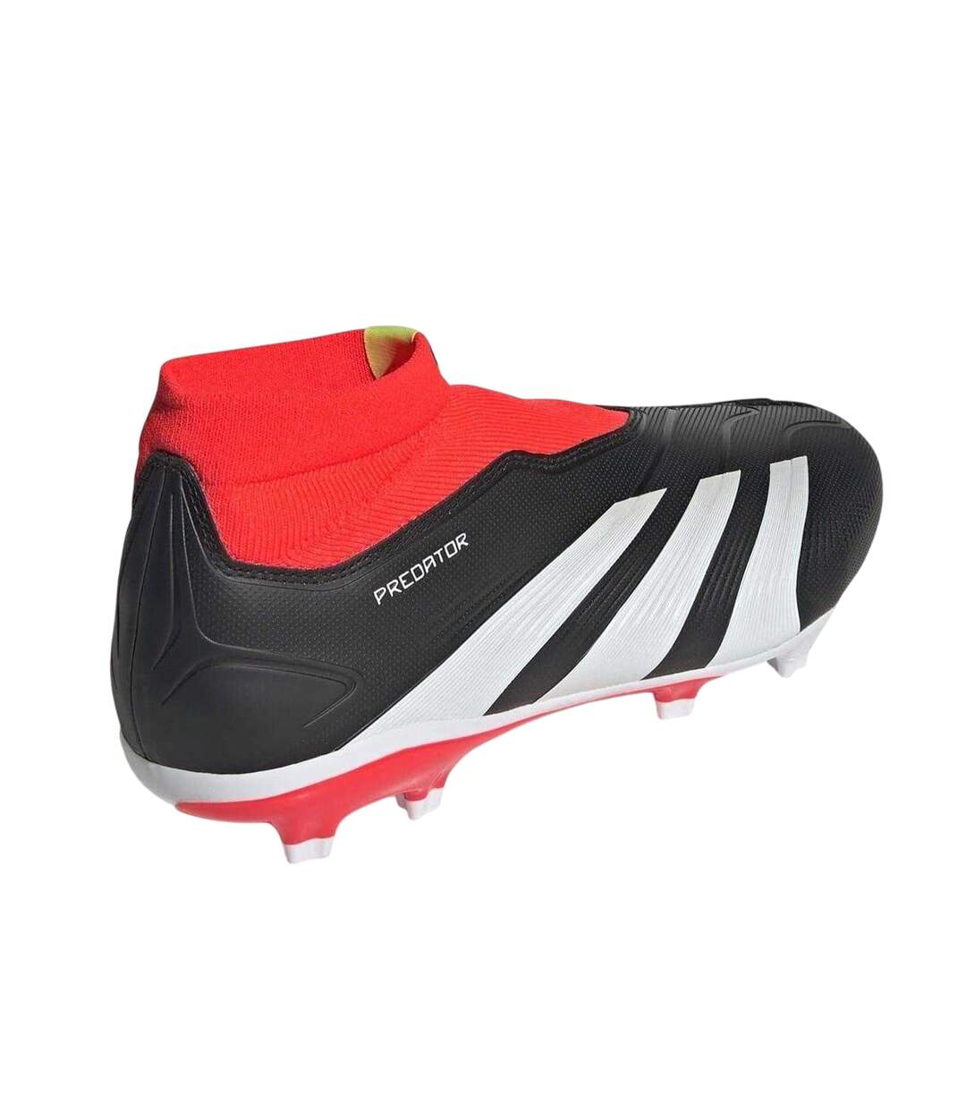 Mens Predator Elite Firm Ground Football Boots Black White Red Adidas-2