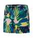 Short De Bain Style Imprimé Feuille Leisure Homme Jaune Bleu Vert Speedo-1
