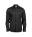 Tee Jays Mens Stretch Shirt (Black)