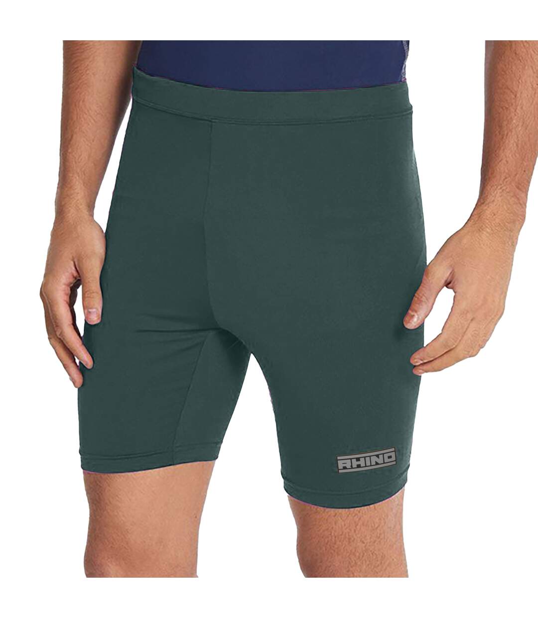 Short base layer homme vert bouteille Rhino-2