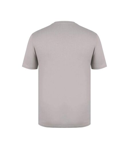 Mens Embroidered Logo Cotton T-shirt Oat Slazenger